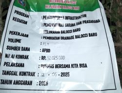 Proyek Drainase di Balocci Baru Diduga Asal Jadi, Warga Soroti Kualitas Pekerjaan