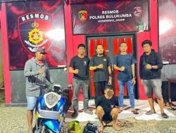 Tim Resmob Polres Bulukumba Ringkus Residivis Pemuda Pelaku Curat