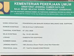 Proyek Pengendalian Banjir Sungai Welanae Soppeng Disorot Warga