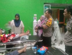 Siswi SD Terbakar Saat Selamatkan Bayi Tetangganya — Kapolsek Ujung Loe Respons Cepat