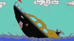 Perahu Warga Bertabrakan dengan Kapal Pengangkut Pasir, Satu Korban Tewas di Sungai Walanae Bone