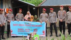 Peringati Hari Jadi Reserse Ke-78, Polres Bulukumba Gelar Baksos
